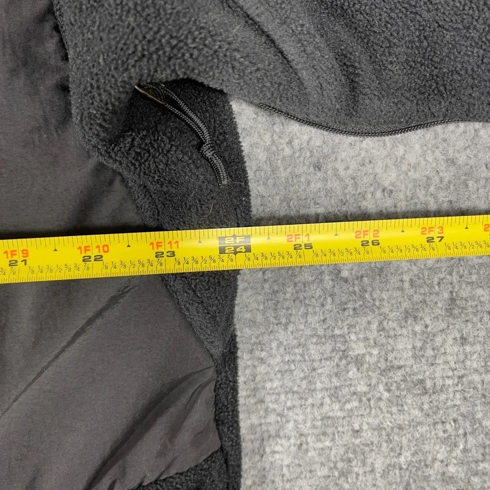 The North Face Denali Hoodie Mens XL Black Polartec Fleece Full Zip Jacket